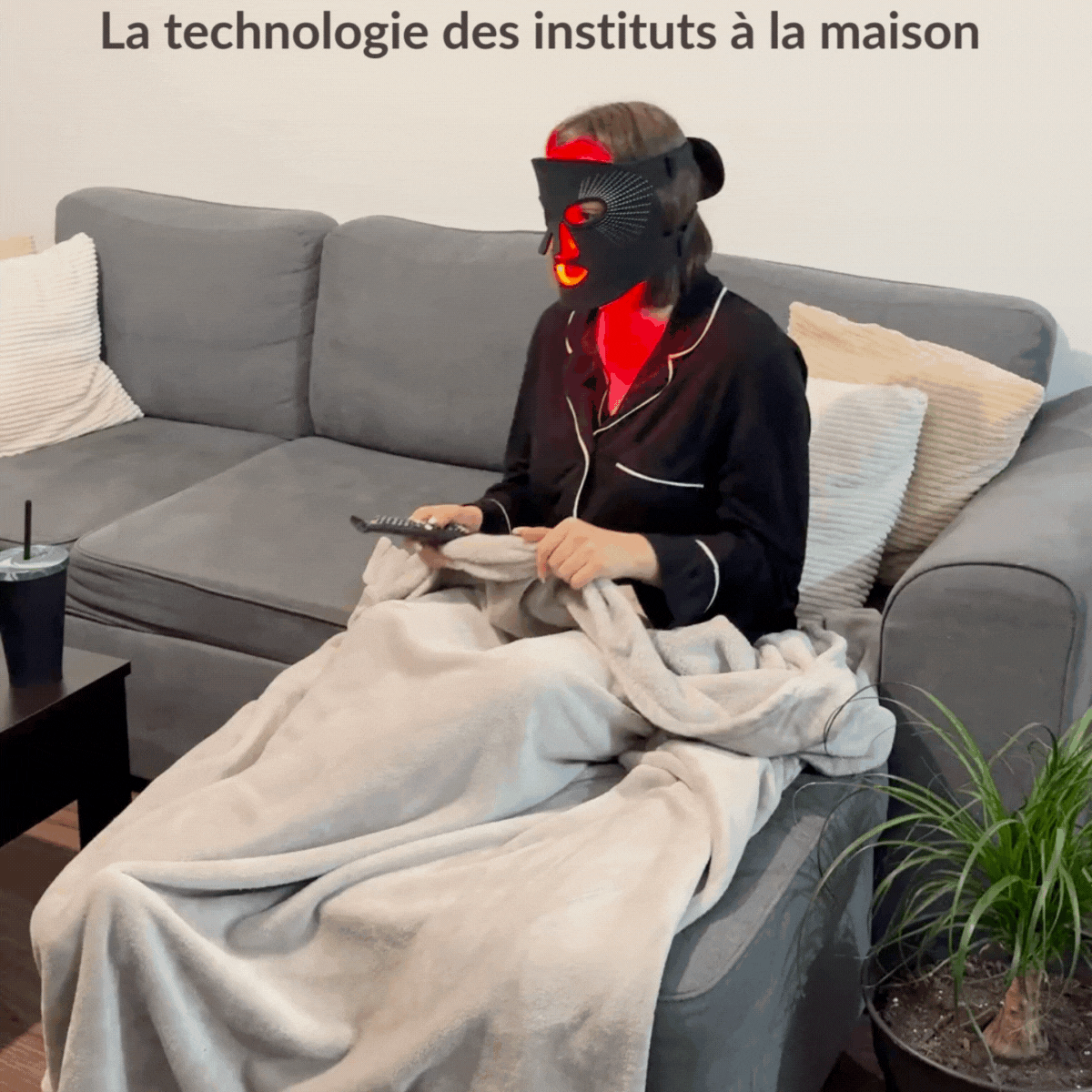 Masque LED anti-rides/anti-imperfections